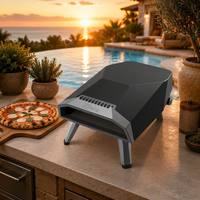Gran Venta de horno de pizza de gas portátil comercial al aire libre de calidad profesional