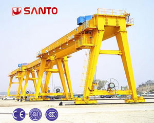 رافعة جسرية مثبتة على السكك الحديدية بحمولة 40 طن، رافعة مزدوجة العارضة MG بحمولة 50 طن و80 طن و100 طن، رافعة جوليات للخدمة الشاقة للبيع - Product Image 4