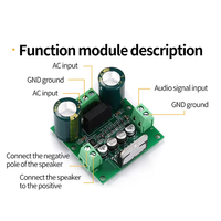 Carte amplificateur de puissance numérique 100W TDA7294 TDA7293 Module amplificateur audio haute puissance double 12-32V monocanal pour haut-parleur de bricolage
