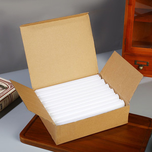 Wholesale Church Holidays Emergency <strong>Candles</strong> Home Decor Wedding 48 Pcs Unscented <strong>White</strong> Tears Taper <strong>Candles</strong> - Product Image 4