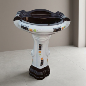 Lavabo sur pied en céramique Sterling, design moderne, pour hôpital, villa, salle de bain, 25x20 - Product Image 3