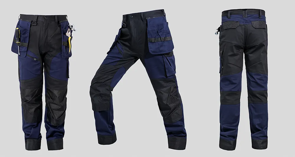 Factory Direct Sales Work Pants Trousers Navy Blue Work Wear Work Uniform Safety Coverall For Men