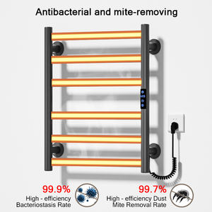 Porte-serviettes chaud <span class=keywords><strong>Radiateur</strong></span> de serviettes électrique intelligent Porte-serviettes avec Wifi pour salle de bain - Product Image 2