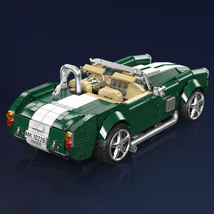 MOULD KING 10228 Educativo el AC Cobra Kit de ensamblaje de plástico Juegos de ladrillos <span class=keywords><strong>Mini</strong></span> modelo de lujo Bloque de construcción para niños - Product Image 2