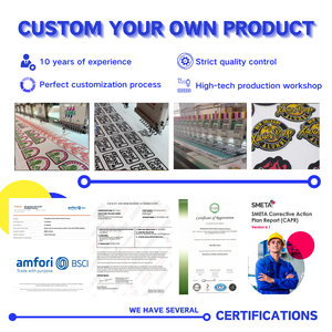 Tùy Chỉnh Cá Nhân Dệt Phù Hiệu Dệt Logo Thêu Sắt Trên Vá Truyền Nhiệt Huy Hiệu Vải Cho May Thêu Các Bản Vá Lỗi - Product Image 6