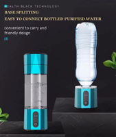 Gobelet à eau riche en hydrogène USB portable multifonctionnel, améliore rapidement la qualité de l'eau pour une utilisation domestique et automobile