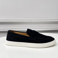 Mocassins décontractés de style italien, baskets en cuir véritable, chaussures pour hommes pour tous les jours, toutes saisons, mocassins perforés