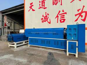 Plastique simple de vis composant réutilisant la machine de pelletisation de granules avec le dispositif de dépoussiérage - Product Image 4