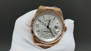 Nuevo mejor calidad luminoso mecánico 40mm 904l acero 7315 movimiento 127334 oro rosa panal motivo Diver reloj - Product Image 3