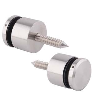 סיטונאי כל סוגים של צד מעקה זכוכית בקו עימות סיכות עגול זכוכית בקו עימות - Product Image 2