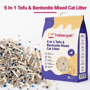 Litière Mixte Agglomérante Anti-Odeur Ultra-Absorbante en Bentonite, Tofu, Charbon Actif et Zéolite – Vente en Gros ISO, Fabrication OEM - Product Image 1