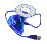 Convertisseur USB double lecteur pour PS2 vers jeux PC câble adaptateur CD pour Playstation 2 PC contrôleur de jeu USB