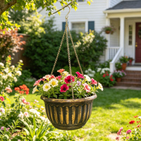 Pot de fleurs suspendu léger et durable, écologique, peint, de luxe, pour jardin et maison