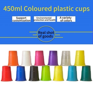 Hot bán 16oz tùy chỉnh dùng một lần PP cốc nhựa 500ml Bộ đồ ăn cho đồ uống nước trái cây biểu tượng tùy chỉnh - Product Image 3