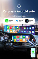 Autostereo Android 13 Car CD Stereo para Dodge Challenger 2010-2024 Carplay Navigation HeadUnit Reproductor multimedia Grabadora de cinta