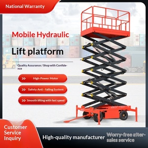 Plataforma elevadora móvil de tijera hidráulica, plataforma elevadora, escalera elevadora para trabajos aéreos - Product Image 2