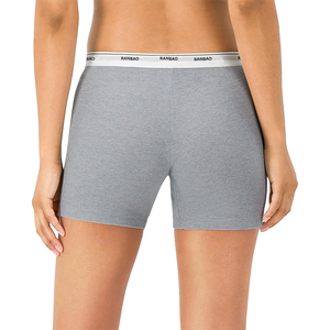 Tessuto personalizzato traspirante fresco elasticizzato cotone <span class=keywords><strong>donna</strong></span> mezza coscia biancheria intima <span class=keywords><strong>Boxer</strong></span> breve - Product Image 3