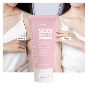 Crème pour la peau <span class=keywords><strong>douce</strong></span>, hydratante, lissante, éclaircissante, glutathion 50x, lotion pour le corps tonifiante pour femmes, tous types de peau - Product Image 1