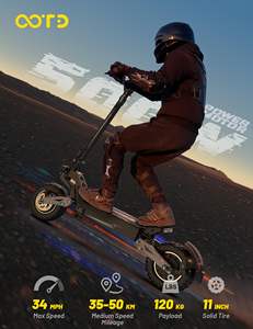 Livraison Gratuite UE Royaume-Uni USA – OOTD T10 Tout-Terrain Pliable Rapide Trottinette Électrique E-Scooter Skateboard Électrique pour Adultes - Product Image 2