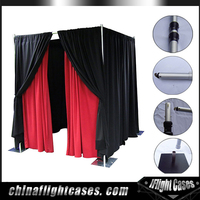 Système de rideaux en aluminium portable pour événements, mariages et fêtes