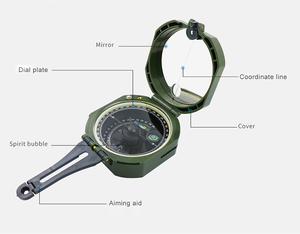 La bàn đa năng kỹ thuật số chuyên nghiệp ngoài trời JSJM 7 trong 1 chính hãng - Product Image 3