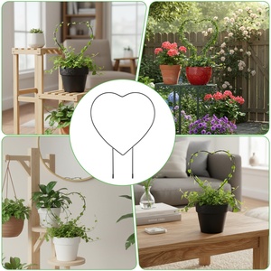 Soporte <span class=keywords><strong>de</strong></span> Plantas en Forma <span class=keywords><strong>de</strong></span> Corazón para Interiores, Poste <span class=keywords><strong>de</strong></span> Soporte para Plantas Verdes, Adecuado para Plantas en Maceta <span class=keywords><strong>de</strong></span> Jardín, <span class=keywords><strong>Hoya</strong></span>, Pothos y Varias Flores - Product Image 6