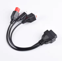 Cable Adaptador OBD 2 a 3 Pines para Conectores de Automóviles, Motocicletas y Locomotoras Yamaha 1/2