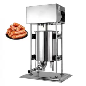 Electric sausage making sausage filling and tying sausage stuffing machine