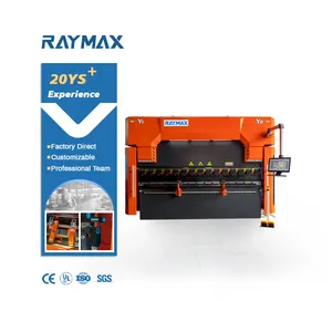 RAYMAX mesin bending OK lembaran logam efisiensi tinggi Harga bagus rem tekan CNC hidrolik untuk dijual