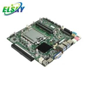 ELSKY Chipset H610 Ddr4 14gen Motherboard QM6300 I9 Motherboard PCI-E X16 Interface Supports 4K Resolution DP Ports RS232