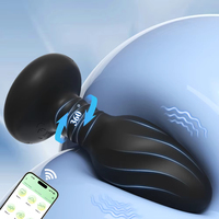 APP-gesteuerter Rotations-Analplug für Männer und Frauen, Wackelnder Anal-Vibrator, Gay-Analplug mit LED, Erotikspielzeug für Paare