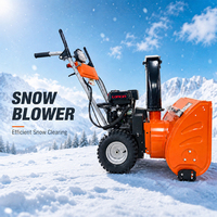 Souffleuse à neige à essence à prix abordable avec démarrage électrique pour jardin, allée et usage routier