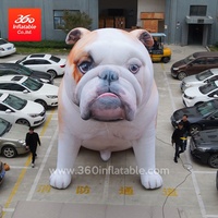 Énorme mascotte gonflable géante gonflable personnalisée gonflable grand chien publicitaire dessins animés