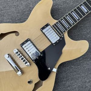 Chitarra Jazz Semi-Hollow Grote GT335-01 Stile 335 con Tastiera in Palissandro, Chitarra Professionale per Adulti - Product Image 2