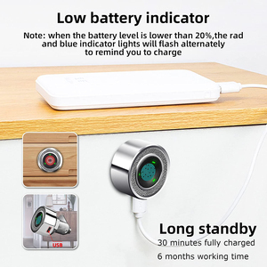 Sinovo thông minh ngăn kéo khóa sinh trắc học kỹ thuật số vân tay Tủ Keyless điện hợp kim kẽm Mạng đám mây cho văn phòng sử dụng - Product Image 4