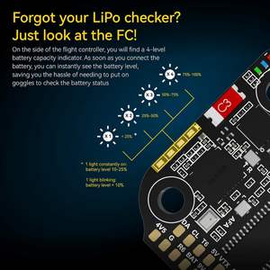 SpeedyBee F405 Mini Stack BLS 35A 4 en 1 ESC para Bluetooth FC Wireless Tuning 3-6S Flight Stack Compatible con Drones al aire libre - Product Image 3