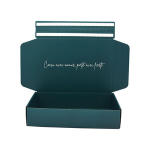 Embalaje de papel de cartón corrugado ecológico reciclable personalizado autoadhesivo envío por correo esponja tira de rasgado impresión para - Product Image 3