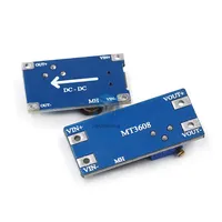 JIAQISHENG JQS MT3608 Modul Penguat DC-DC yang Dapat Disesuaikan 2A Modul Step Up dengan MICRO USB 2V-24V ke 5V 9V 12V 28V