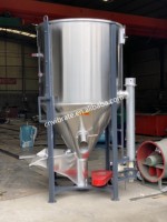 VBJX industriale in acciaio inox di grande capacità alimentazione animale tripla coclea polvere silo verticale miscelatore miscelatore miscelatore