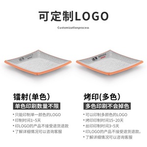 A5 Japanese-style <b>melamine</b> tableware <b>plate</b>, rectangular commercial plastic creative hot pot/BBQ <b>plate</b>, side dish <b>plate</b>, grilled - Product Image 4