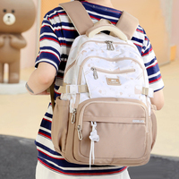Sac à Dos Scolaire Tendance pour Filles, Sacs d'École Mignons à Imprimés, Sac à Dos Imperméable pour Enfants et Adolescents, Mochilas Escolares