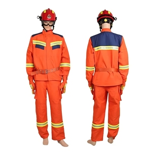 Traje de Protección Contra Incendios de Aramida AmpsafeX HRC5, Traje de Rescate de Cuerpo Completo para Entrenamiento de Verano con Pantalones, ATPV25-40cal, 20 Estilos - Product Image 2