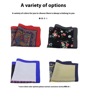 Fazzoletto Quadrato in Seta con Motivo Britannico per <span class=keywords><strong>Uomo</strong></span>, per Matrimoni e Completi Eleganti, Disponibile all'Ingrosso - Product Image 2