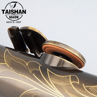 Taishan Brand Wholesale Straight Soprano Saxophone Musical Instrument Saxophone Supply Antique Bronze Color