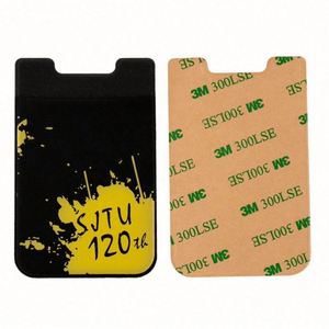 Étui de téléphone élastique promotionnel avec porte-cartes de crédit et d'identité, adhésif autocollant, cadeau d'affaires - Product Image 5