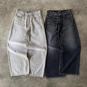 Nuovi <span class=keywords><strong>Jeans</strong></span> Streetwear da Uomo in Denim Sbiadito e Baggy, Design alla Moda 2026, 100% Cotone Personalizzabile - Product Image 6