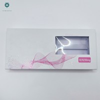 Boîte rigide recyclable personnalisée Tuteng avec laminage mat et fermeture magnétique pour applicateurs jetables de 3 ml pour soins des cils et du corps.