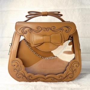 กระเป๋าสะพายข้างวินเทจ Ita หนัง PU สะพายไหล่หรือถือได้ 3 แบบ ปักลาย Lolita ITA-Bag - Product Image 6