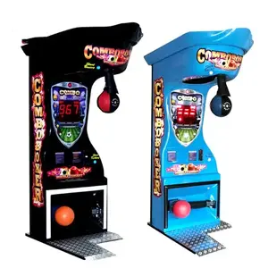 Benutzer definierte Münz betriebene Indoor-Sportspiele für Erwachsene Ultimative Big Punch Electronic Boxing Game Machine Einlösungs-Arcade-Maschine