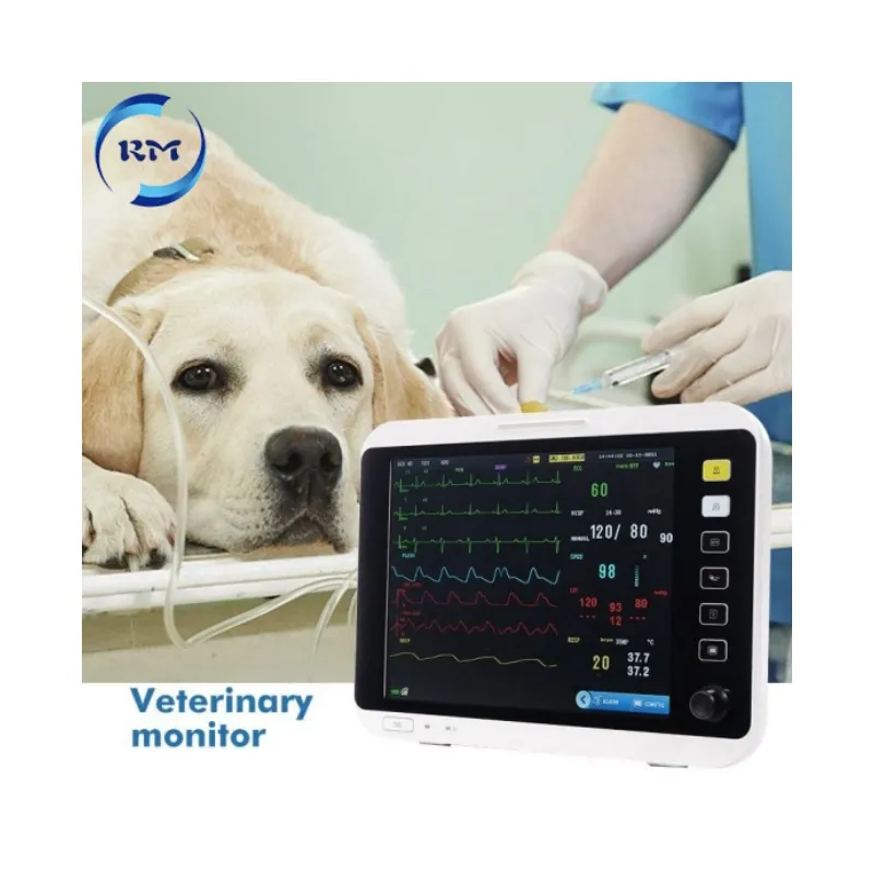 Monitoraggio veterinario Super vendita da 12 pollici monitor veterinario multiparametro con supporto